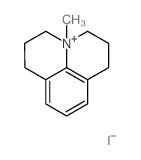4-Methyl-2,3,4,5,6,7-hexahydro-1H-4lambda~5~-pyrido[3,2,1-ij]quinoline结构式