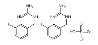 3-IODOBENZYL-GUANIDINE HEMISULFATE结构式