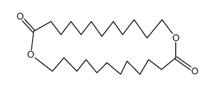 1,14-dioxacyclohexacosane-2,15-dione结构式
