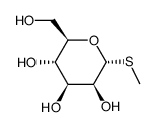 Methyl 1-thio-a-D-mannopyranoside结构式