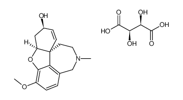 (-)-galantamine tartarate结构式
