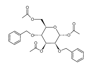 1,3,6-tri-O-acetyl-2,4-di-O-benzyl-α-D-mannopyranose结构式