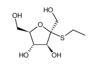 ethyl 2-thio-β-D-fructofuranoside结构式