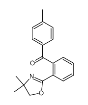 (2-(4,4-dimethyl-4,5-dihydrooxazol-2-yl)phenyl)(p-tolyl)methanone结构式