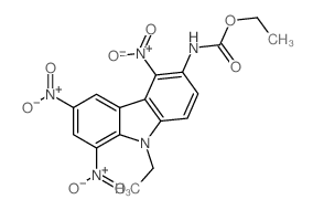 Carbamicacid, (9-ethyl-4,6,8-trinitro-9H-carbazol-3-yl)-, ethyl ester (9CI)结构式