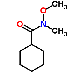 N-Methoxy-N-methylcyclohexanecarboxamide结构式