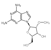 2-氨基-2’-O-甲基腺苷结构式