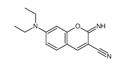 7-diethylamino-2-imino-2H-chromene-3-carbonitrile结构式