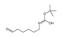 Carbamic acid, (6-oxohexyl)-, 1,1-dimethylethyl ester结构式