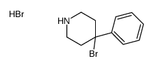 4-BROMO-4-PHENYLPIPERIDINE HYDROBROMIDE结构式