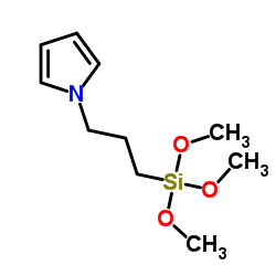 N-(3-三甲氧基硅丙基)吡咯结构式