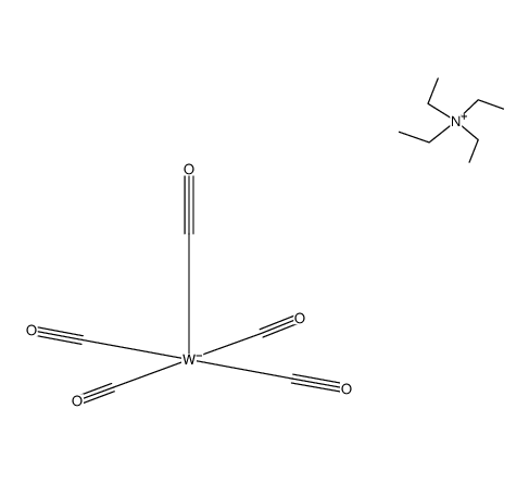 {NEt4}{HW(CO)5}结构式