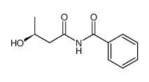 (S)-N-(3-hydroxybutanoyl)benzamide结构式