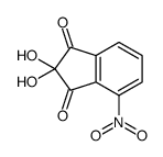 2,2-dihydroxy-4-nitroindene-1,3-dione结构式