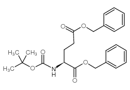 BOC-L-GLUTAMIC ACID DIBENZYL ESTER结构式