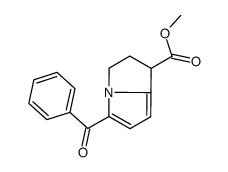 methyl 5-benzoyl-2,3-dihydro-1H-pyrrolizine-1-carboxylate结构式