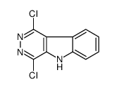 1,4-dichloro-5H-pyridazino[4,5-b]indole结构式
