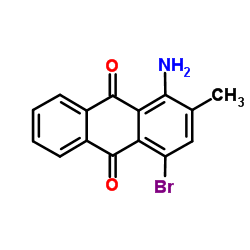 1-氨基-4-溴-2-甲基蒽醌结构式