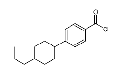 Benzoyl chloride, 4-(trans-4-propylcyclohexyl)-结构式