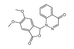 1-(5,6-dimethoxy-3-oxo-1H-2-benzofuran-1-yl)cinnolin-4-one结构式