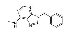 9-benzyl-N-methylpurin-6-amine结构式