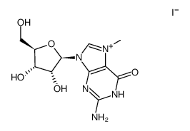 7-methylguanosine iodide结构式