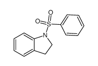 1-(phenylsulfonyl)indoline结构式