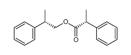 (S)-(-)-2-phenylpropyl (R)-(-)-2-phenylpropanoate结构式