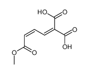 (Z)-4-(methoxycarbonyl)-1,3-butadiene-1,1-dicarboxylic acid结构式