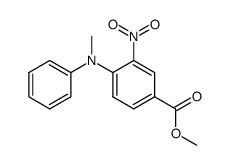 methyl 4-methyl(phenyl)amino-3-nitrobenzoate结构式