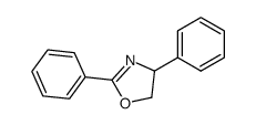 2,4-diphenyl-4,5-dihydro-1,3-oxazole结构式