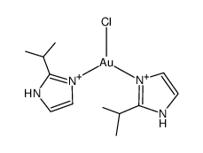 (2-isopropylimidazole)2AuCl结构式