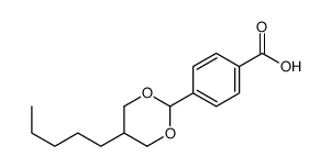 4-(5-pentyl-1,3-dioxan-2-yl)benzoic acid结构式