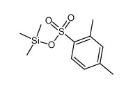 2,4-Dimethyl-1-benzolsulfonsaeure-trimethylsilylester结构式