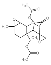 4β,15-diacetoxy-9β,10β-epoxyscirpen-3-one结构式