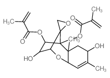 4β,15-bis(methacryloyloxy)scirpene-3α,8β-diol结构式