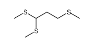 1,1,3-tris-methylsulfanyl-propane结构式