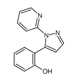 2-[1-(pyridin-2-yl)-1H-pyrazol-5-yl]phenol结构式