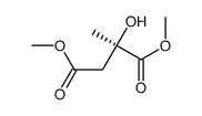dimethyl (2R)-2-hydroxy-2-methylbutanedioate结构式