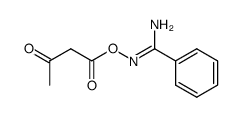 O-acetoacetylbenzamide oxime结构式