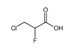 2-fluoro-3-chloropropanoic acid结构式