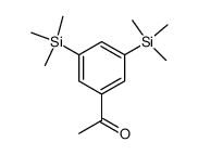 1-(3,5-BIS-TRIMETHYLSILANYL-PHENYL)-ETHANONE结构式