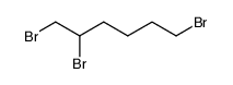 1,2,6-tribromohexane结构式