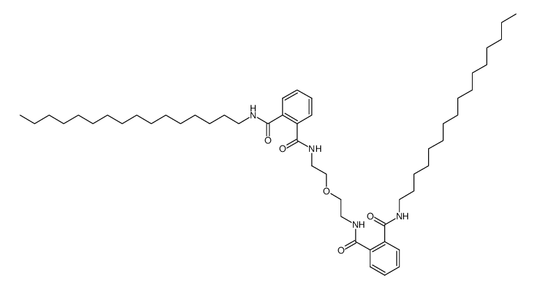 N1,N1'-(oxybis(ethane-2,1-diyl))bis(N2-hexadecylphthalamide)结构式