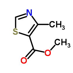 4-甲基噻唑-5-甲酸甲酯结构式