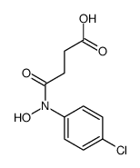 4-((4-Chlorophenyl)hydroxyamino)-4-oxobutanoic acid结构式