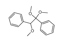 1,1,2-trimethoxy-1,2-diphenylethane结构式
