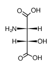 L-threo-3-hydroxyaspartate结构式