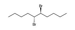 erythro-5,6-dibromodecane结构式