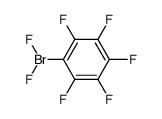 2,3,4,5,6-pentafluorophenyldifluorobromane结构式